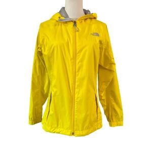 The North Face Women’s Yellow Rain Jacket Waterproof Hooded Small